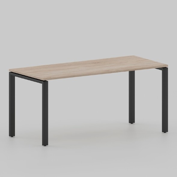 Стол Лофт 1200х600 на П-образных опорах, черный