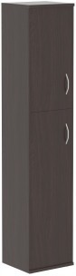 Шкаф колонка с глухой малой и средней дверьми СУ-1.8(L) Венге Магия 406х365х1975