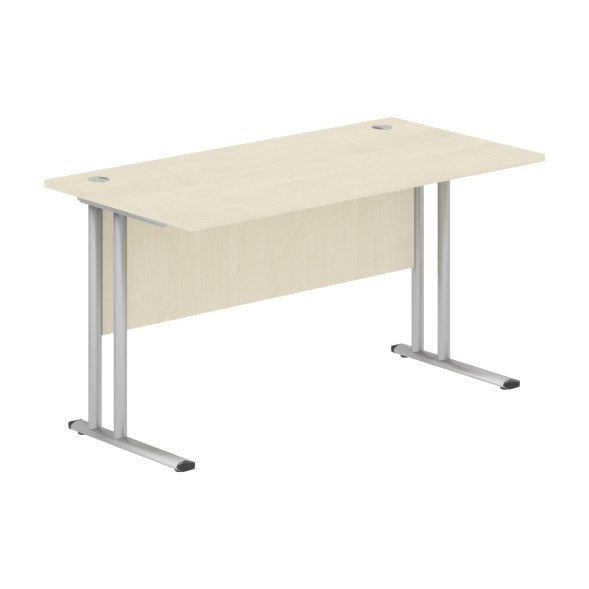 Стол письменный СП-3М Клен*/серебро 1400х720х755 IMAGO-M в Махачкале 