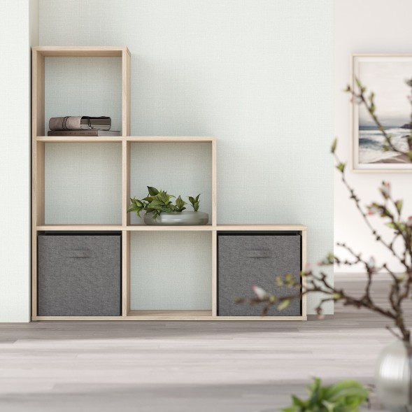 Стеллаж SH 1042 Дуб Сонома светлый 1044х330х1042 COMP в Махачкале 