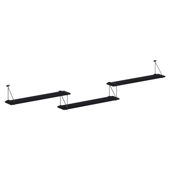 Полка с полкодержателями SH3-ROD/BAR 2380х166х392 COFFEE в Махачкале 