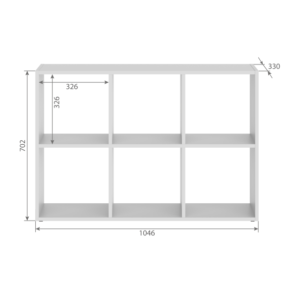Стеллаж SH 7042 702х330х1042 COMP в Махачкале 