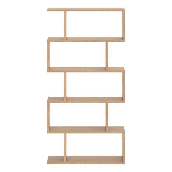 Стеллаж SH 7346 Дуб Сонома светлый 730х250х1416 COMP в Махачкале 