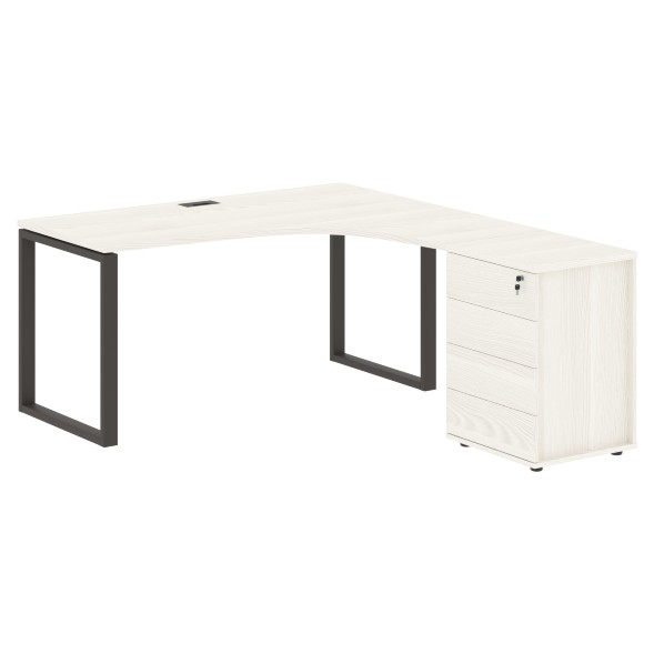 Стол эргономичный с тумбой EQCET 1518(R) 1560х1880х750 EDIS