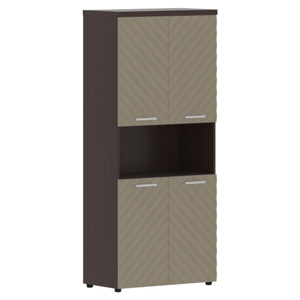 Шкаф с комплектами малых дверей и топом TLHC 85.4 856х450х1968 TORR LUX в Махачкале 