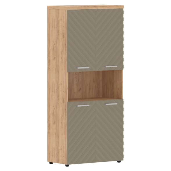 Шкаф с комплектами малых дверей и топом TLHC 85.4 856х450х1968 TORR LUX в Махачкале 