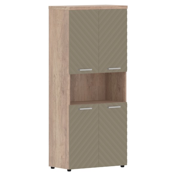 Шкаф с комплектами малых дверей и топом TLHC 85.4 856х450х1968 TORR LUX в Махачкале 