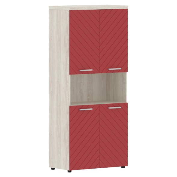 Шкаф с комплектами малых дверей и топом TLHC 85.4 856х450х1968 TORR LUX в Махачкале 