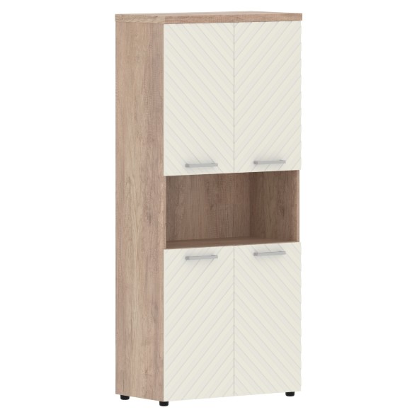 Шкаф с комплектами малых дверей и топом TLHC 85.4 856х450х1968 TORR LUX в Махачкале 