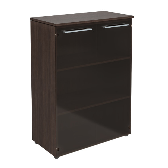 Шкаф со стеклянными дверьми MMC 85.2 854х423х1188 MORRIS в Махачкале 