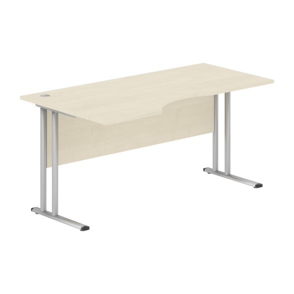 Стол эргономичный СА-1M(L) Клен*/серебро 1600х900х755 IMAGO-M в Махачкале 