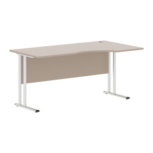 Стол эргономичный СА-1M(R) Клен*/серебро 1600х900х755 IMAGO-M в Махачкале 