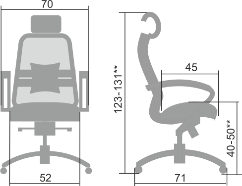 Кресло офисное SAMURAI S-2.04
