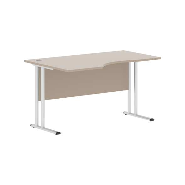 Стол эргономичный СА-2M(L) Клен*/серебро 1400х900х755 IMAGO-M в Махачкале 