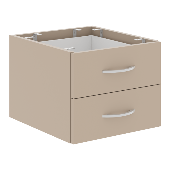 Тумба подвесная дву ящичная СРС-2V.1 407х448х325 IMAGO PLUS в Махачкале 