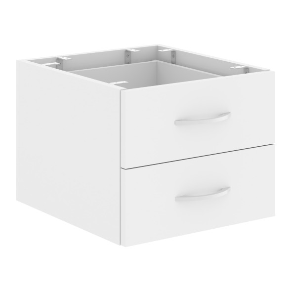 Тумба подвесная дву ящичная СРС-2V.1 407х448х325 IMAGO PLUS в Махачкале 