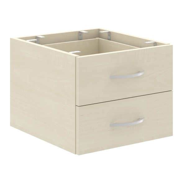 Тумба подвесная дву ящичная СРС-2V.1 407х448х325 IMAGO PLUS в Махачкале 