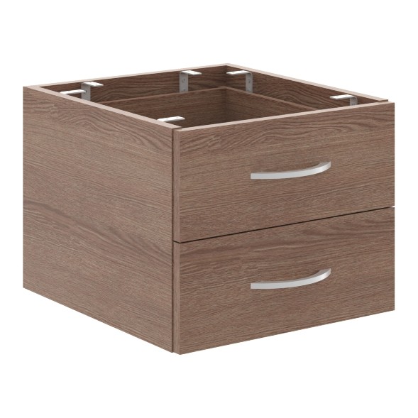 Тумба подвесная дву ящичная СРС-2V.1 407х448х325 IMAGO PLUS в Махачкале 