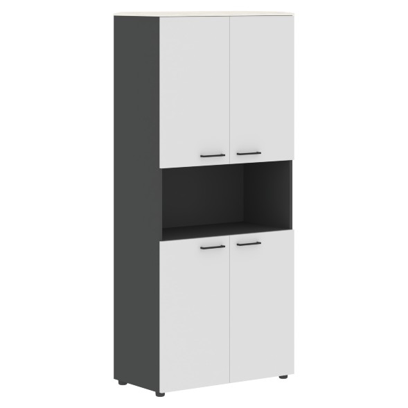 Шкаф с 2-мя комп-ми глухих малых дверей и топом JHC 85.4 856х452х1949 JAY в Махачкале 