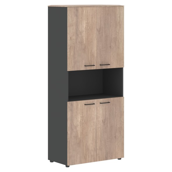 Шкаф с 2-мя комп-ми глухих малых дверей и топом JHC 85.4 856х452х1949 JAY в Махачкале 