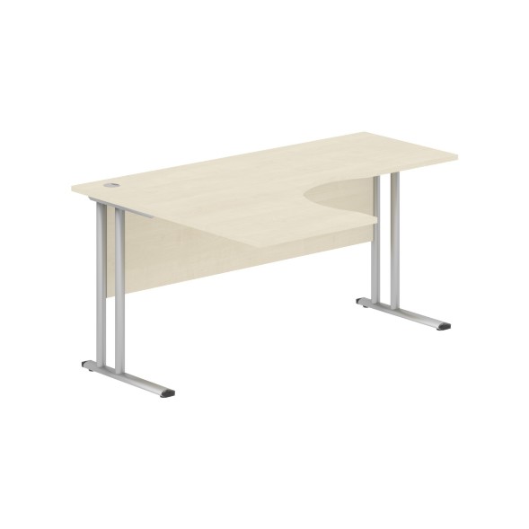 Стол эргономичный СА-4M(L) Клен*/серебро 1600х1200х755 IMAGO-M в Махачкале 