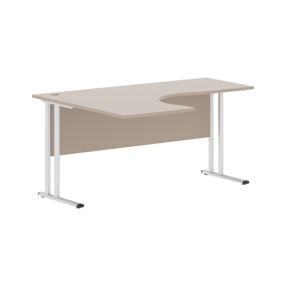 Стол эргономичный СА-4M(L) Клен*/серебро 1600х1200х755 IMAGO-M в Махачкале 