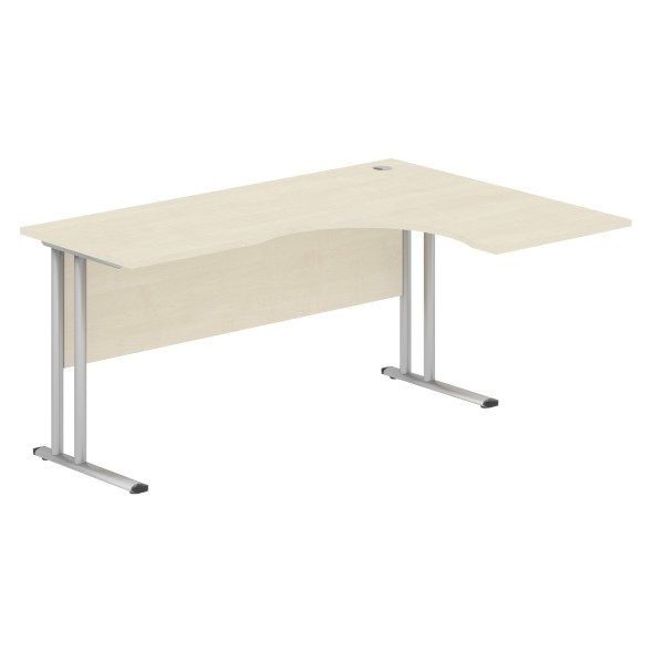 Стол эргономичный СА-4M(R) Клен*/серебро 1600х1200х755 IMAGO-M в Махачкале 