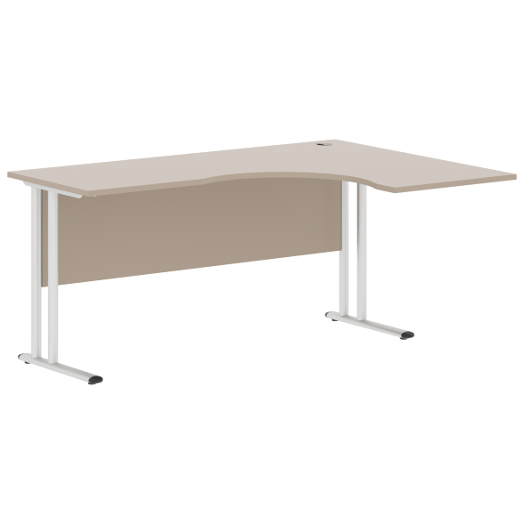 Стол эргономичный СА-4M(R) Клен*/серебро 1600х1200х755 IMAGO-M в Махачкале 