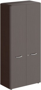 Шкаф высокий с замком в дверях и обвязкой DHC 85.1(Z) Венге Магия 892х470х1950